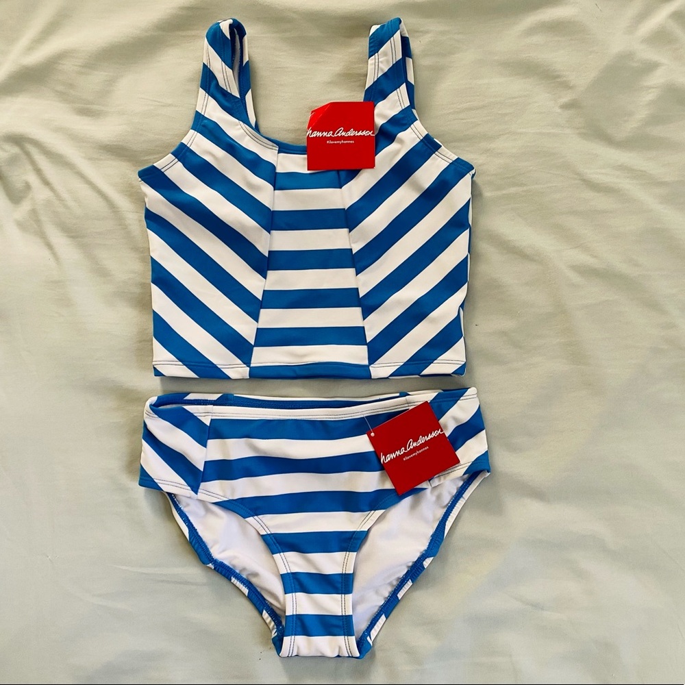 NEW Hanna Anderson Girl Swim Tankini Set
